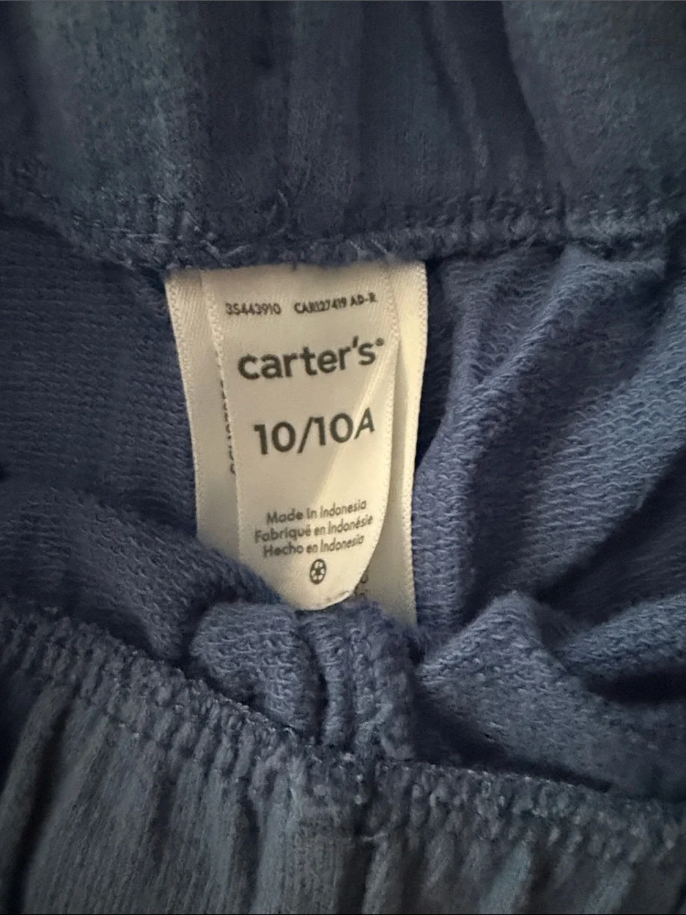 Carter's Navy Blue & Light Gray Girls' Pull-On Jersey Shorts Set